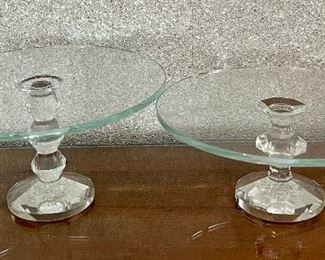 Item 26:  (2) Cake/Dessert Stands:  $32                                                                Largest - 11" x 5.75"