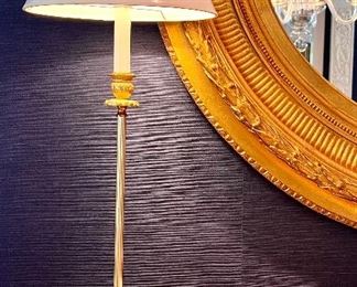 Item 47:  (2) Brass Buffet Lamps - 28": $265 for pair