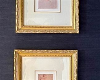 Item 49:  (2) Framed Classical Prints - 12.25" x 14.25": $85 for pair