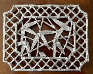 Item 52:  Michael Aram Bamboo Trivet:  $28