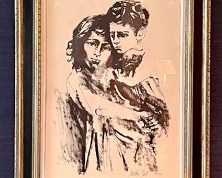 Item 60:  Signed "Mother & Son" 115/150 - 28.25" x 36.25": $165