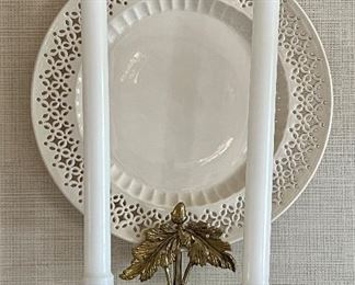 Item 64:  (2) Candelabras with Acorn Finials - 16.5": $125 for pair