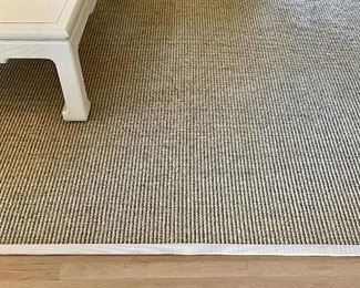 Item 81:  Jute Rug (some discoloration) - 9' x 12':  $195