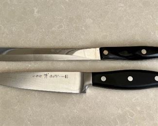 Item 89:  Cutco 1723 Knife (top):   $30                                                                           Item 90:  J.A. Henckels 6" Knife (bottom): $22 (SOLD)