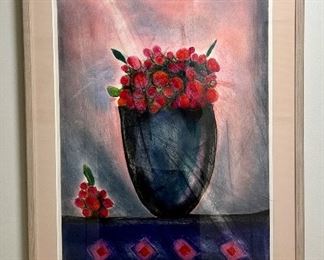 Item 116:  "Plums" 15/99 Signed - 32"l x 1.5"w x 44"h:  $225