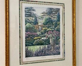 Item 121:  "Garden 4" by Arthur Byrne 163/200 - 16.75" x 20":  $75