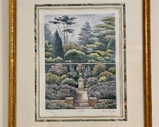 Item 124:  "Garden 1" by Arthur Byrne 152/200 - 16.75" x 20":  $75
