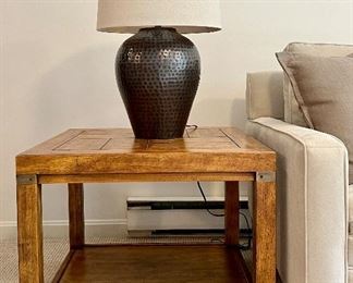 Item 144:  Henrendon Side Table - 26"l x 26"w x 21"h:  $125