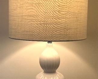 Item 153:  Stacked Ball Lamp with Acrylic Base - 26": $75