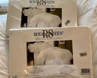 Item 160:  Royal Sateen Queen Flat & Fitted Sheets (New):  $42/Set
