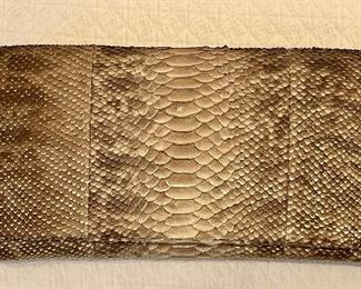 Item 168:  Stuart Weitzman Snakeskin Bag: $125