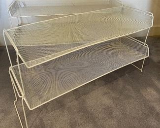 Item 176:  (2) Stacking Shoe Racks:  $12