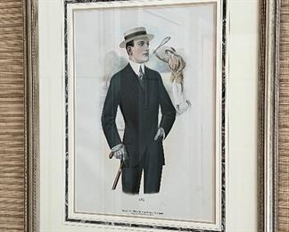 Item 182:  Model 633 (Tennis) Print - 22" x 27": $125