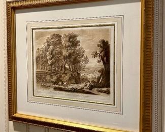 Item 180:  No. 126 Print - 19" x 16.5": $125