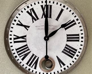 Item 201:  William Marchant Wall Clock: $65