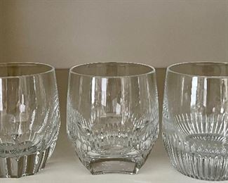 Item 208:  (3) Waterford Rock Glasses: $125