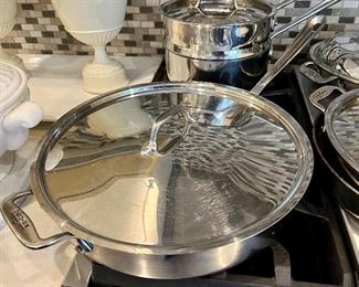 Item 230:  All-Clad 13 1/2" Covered Pan:  $138