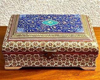 Item 236:  Hand Painted Box:  $38 
