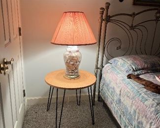 Draping side table