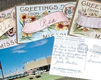 Local and area postcards. DeKalb, Rea, Savannah's McCarty Motors