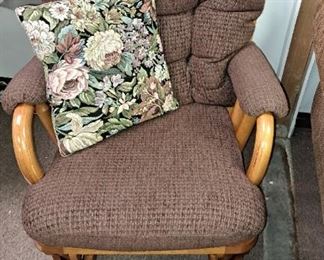 Upholstered cushion rockers