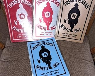 1960's St. Joseph Missouri Pension Benefit Ball booklets-great advertising!!
