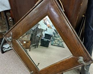 Vintage hallway mirror