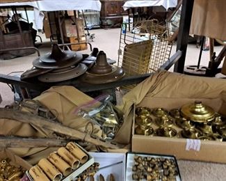 Antique lamp and lighting accessories 