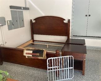 King-size bed frame