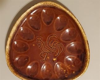 Hull Pottery Deviled Egg Plate 