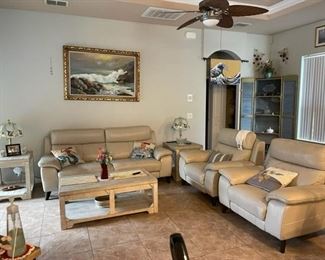 Leather Motion Furniture like new