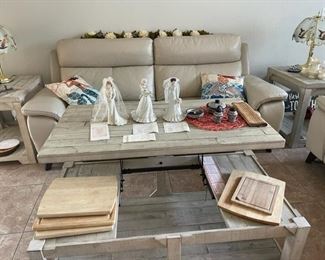 Matching end tables and coffee table