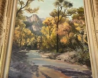 Yosemite original oil painting
