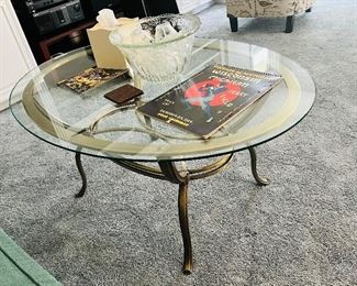 Glass Top Coffee Table 