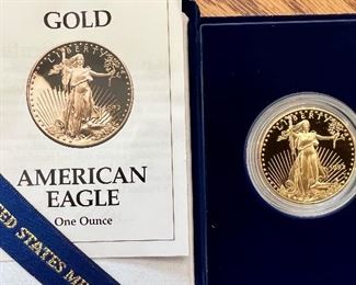 1 Oz Gold American Eagle 