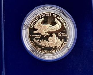 1 OZ Gold American Eagle Coin 