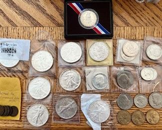 Silver Walking Liberty & Other Coins 