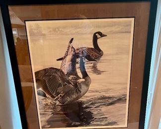 Limited Edition Canada Geese Signed Print 456/750

