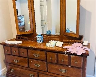 Beautiful Mirrored Dresser 