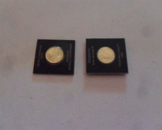 2 gold 1 gram gold coins