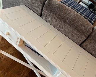 Sofa table $150
48” x 18” x 29.5”H