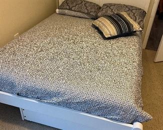 Bed with mattress and storage drawers
$400