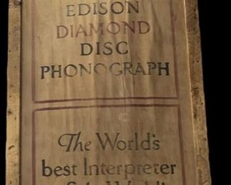 Edison Wooden Advertising Box