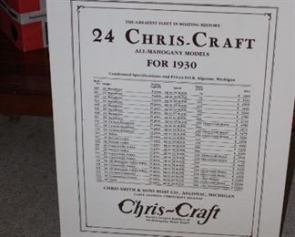 Chris Craft Chart