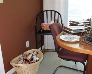 Bar Stool, Food Basket