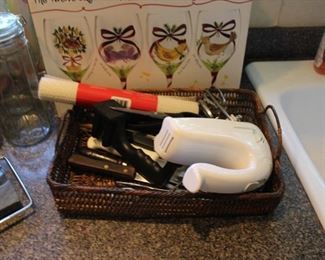 Utensils and Wine Glasses