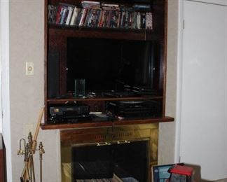 TV, Records, Magnum Tractor, Fireplace Utensils