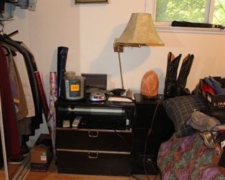 Night Stand, Radio, Lamps, Salt Lamp, Cowboy Boats