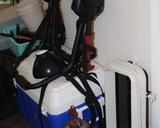 Cooler, Pack Rack, Boat Window, Lantern