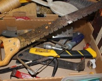 Saws, Nail Pullers, Crow Bar